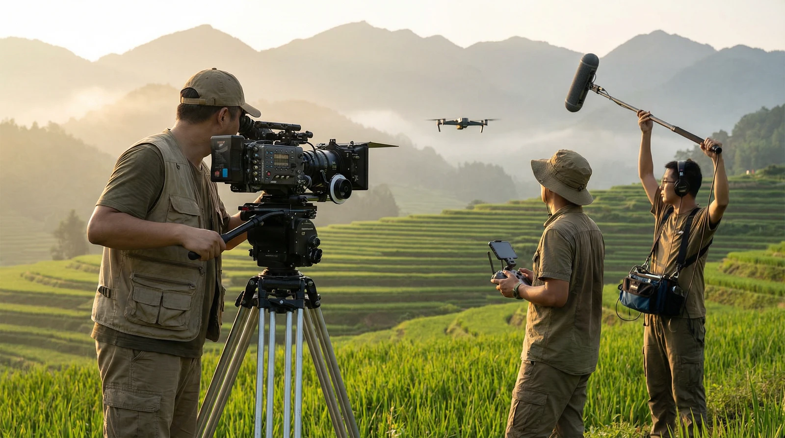 香蕉视频海角社区栏目云南梯田纪录片拍摄团队