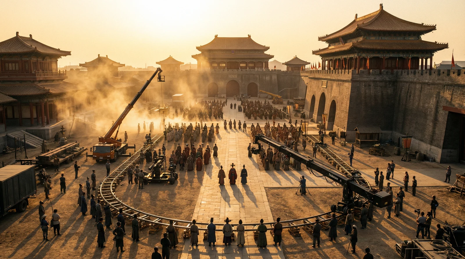 香蕉视频国产视频栏目大型影视拍摄基地全景